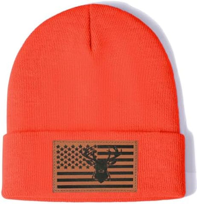Gorro lana bandera americana regalo caza pesca hombres