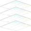 4 Lámparas LED techo oficina 5 colores 3500K-6500K