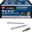 Tornillos cubierta compuesta T-17 gris 9x2.5pulg caja 1