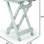Mesa auxiliar aluminio plegable exterior 130lb duradera