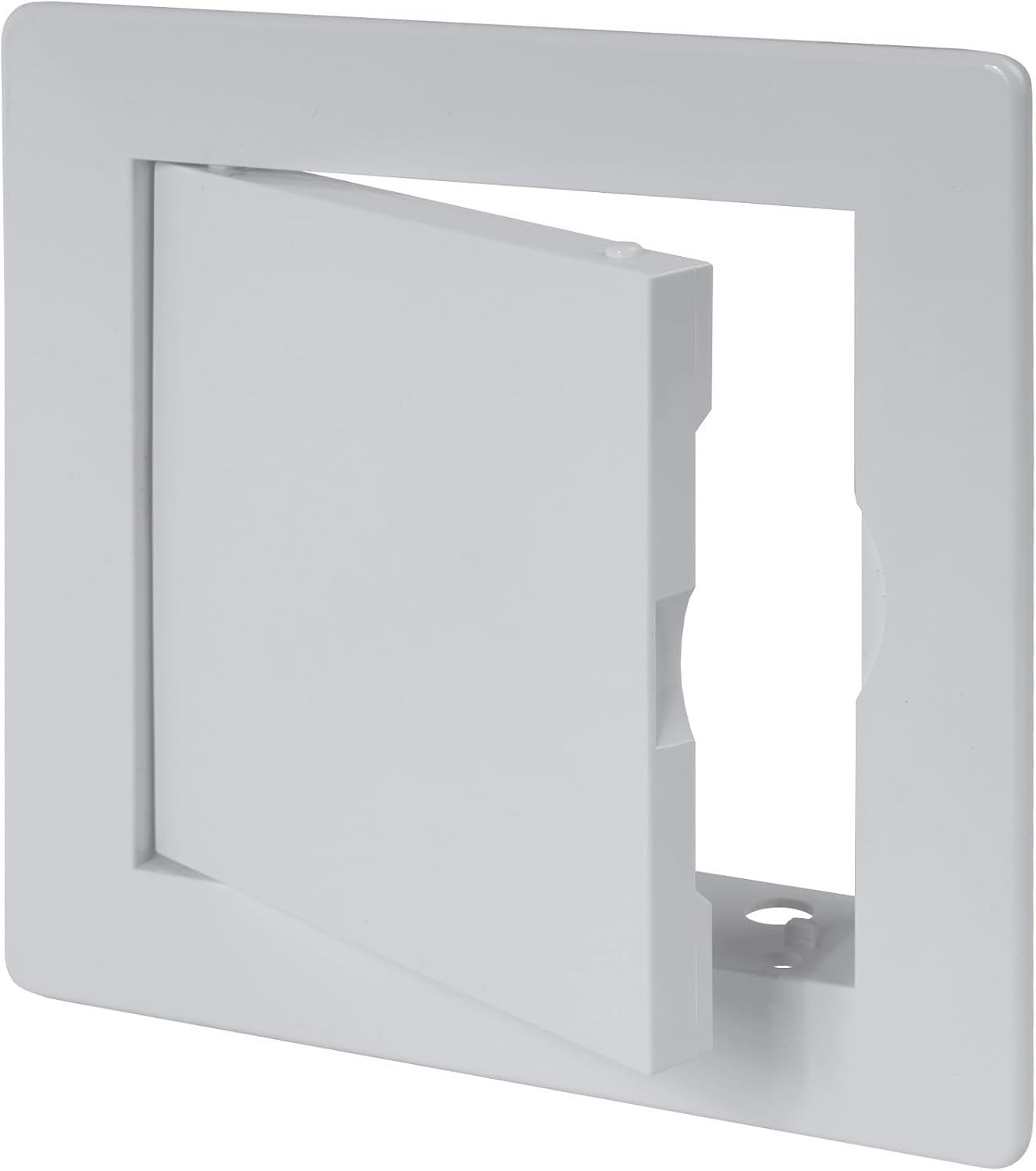 Panel acceso 4x4pulg plástico ABS blanco set 2