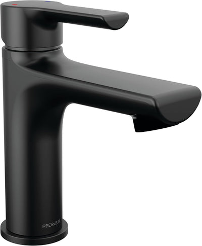 Grifo baño con flauta color negro mate