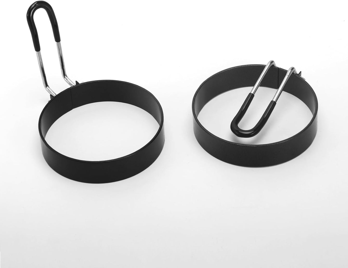 Molde anillos huevo 3.5pulg asa plástico para magdalenas camping