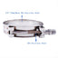 2 Abrazaderas Manguera Acero Inox 3.5" 3.6-4"