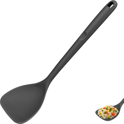 Espátula Wok silicona 13.76pulg largo borde flexible
