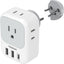 Adaptador corriente EE.UU. a Israel con 4 tomas y 3 USB