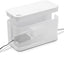 Organiz. cables mini con protector sobretensiones