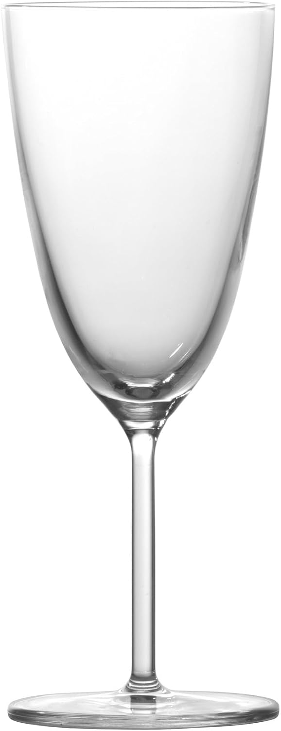 Vaso cristal 10oz color vino blanco set 4 transparente