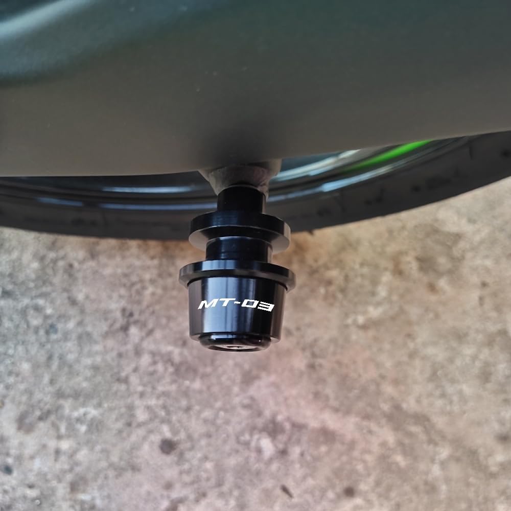 Carretes basculantes M6 para Yamaha MT03 negro