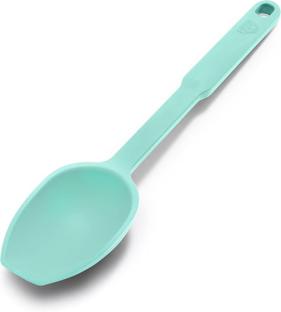 Cuchara silicona cocina resistente calor lavavajillas turquesa
