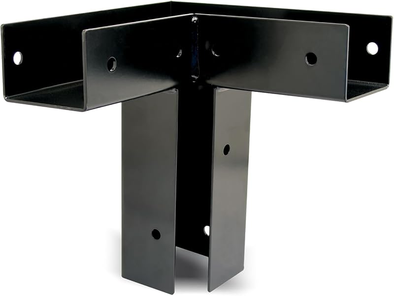 Soporte plataforma acero polvo 11 pack 4 para viga 4x4