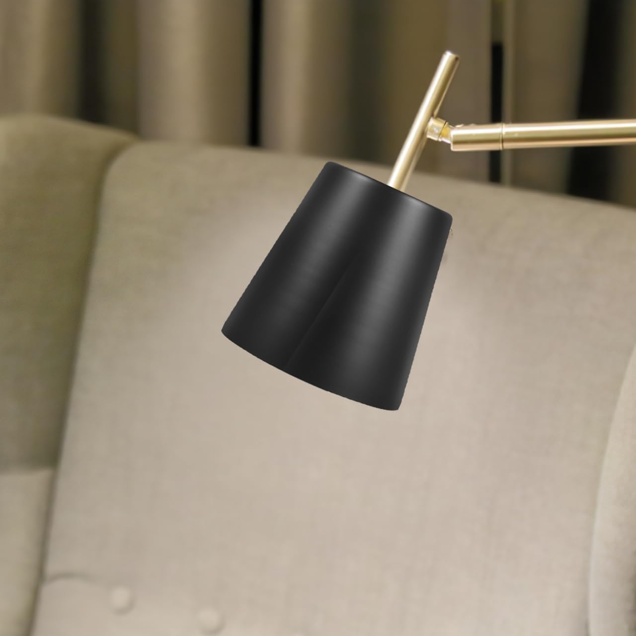 Pantalla metal forjado 5x5x5pulg lámpara moderna