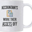 Taza café contable 11oz regalo para contador asesor