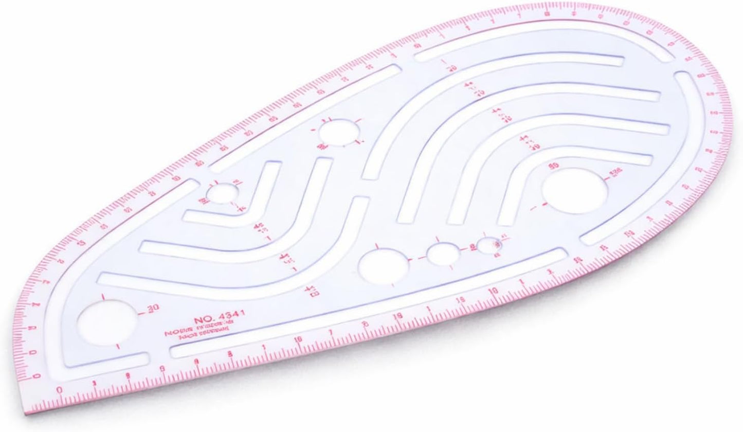 Regla sisa curva francesa para costura y patchwork