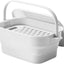 Cubo lavandería plegable 7L con tabla compacta color blanco