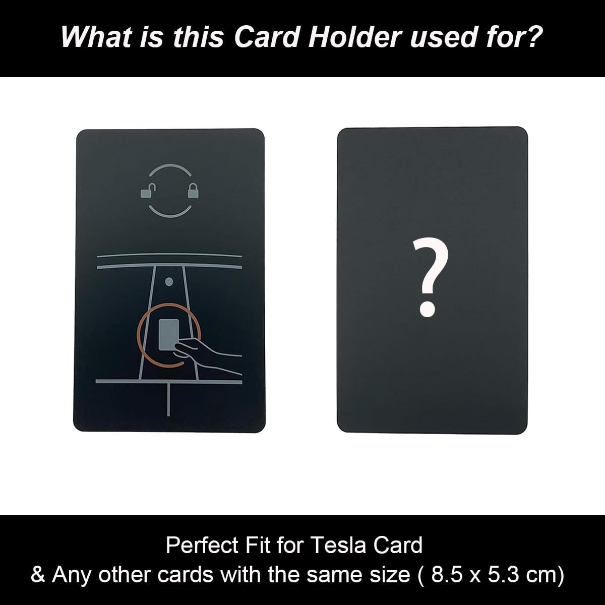 2 Pzas Funda Tarjetas Identificación Comp Cybertruck Ahumado