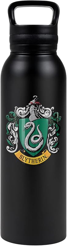 Botella agua aislada Slytherin 24oz acero inox color negro