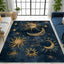 Alfombra estrellas luna cielo nocturno dormitorio sala
