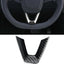 Cubierta volante fibra carbono 3K comp Tesla Model 3