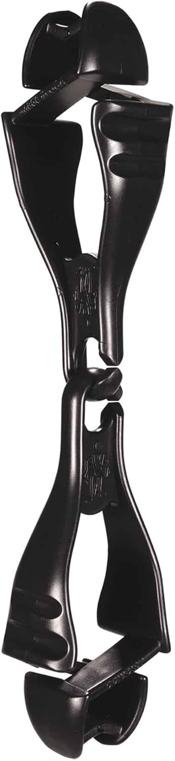 Soporte guantes doble clip color negro 1 unidad