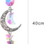 Campanillas viento decorativas cristal para exterior coche pared