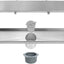 Drenaje ducha 18pulg acero inox cepillado 304 2en1