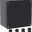 Caja conexiones IP65 plástico ABS 4 espárragos M16 120x120x75mm
