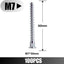 Tornillos Confirmat M7x50mm 100pzas para muebles acero carbono