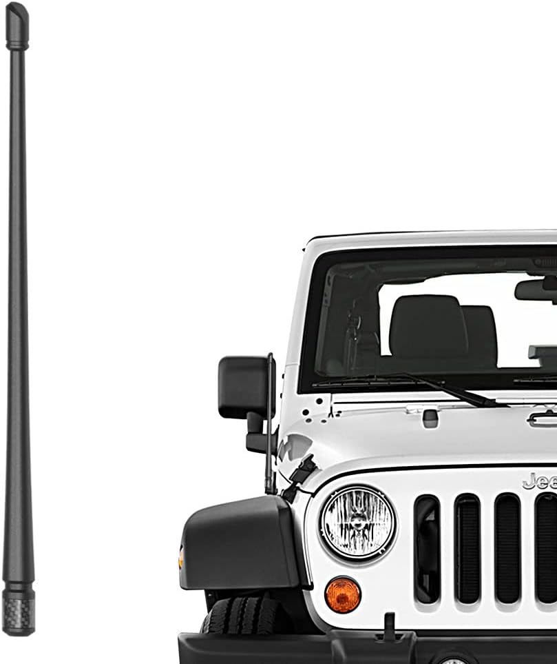 Antena comp Jeep Wrangler JK JL 07-22 13pulg FM/AM