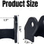 2 Soportes Choque Curvados Negro para Remolques