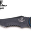 Cuchillo bolsillo plegable dos tonos apertura una mano