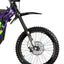 Guardabarros delantero motocicleta eléctrica fibra carbono