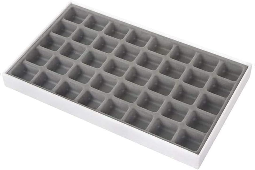 Bandeja apilable cuero sintético 40 compartimentos set