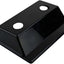 Kit cubierta grifo soporte ducha placa bisel negro