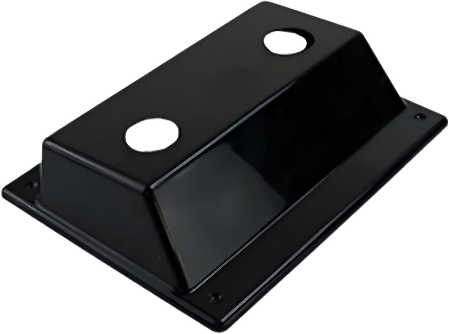 Kit cubierta grifo soporte ducha placa bisel negro