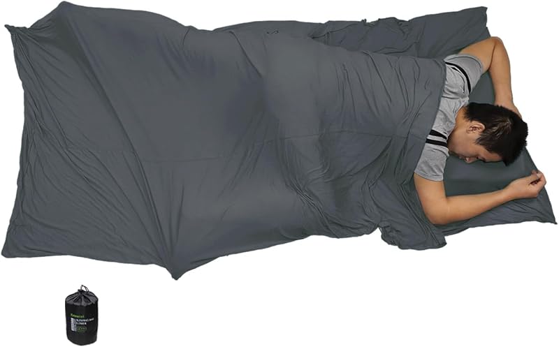 Sábanas viaje bambú saco dormir elástico adultos verano