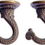 2 Set Ganchos Techo Resistentes Bronce 2.17"