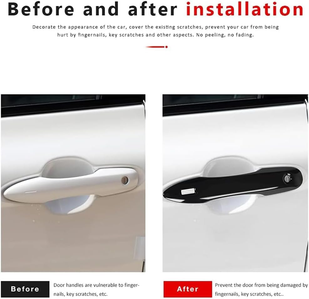 Protector manija puerta Toyota Camry 18- Corolla 20-26 negro