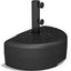 Soporte base agua 73lb para sombrilla pared color negro
