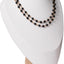 Soporte collar madera cuero suave blanco