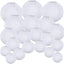 20 Faroles Chinos Redondos Papel 4-12pulg Colgantes Boda