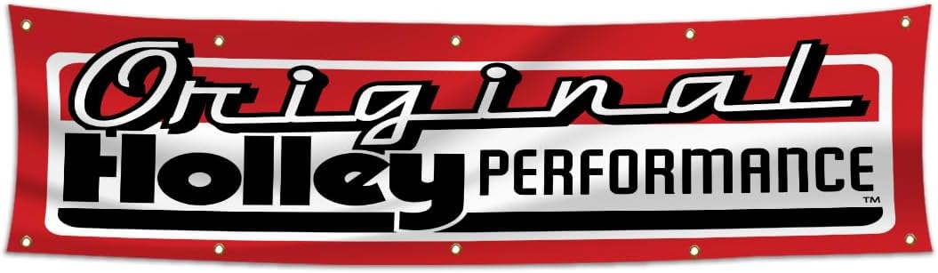 Bandera Holley 2x8ft para garaje hombre
