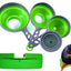 Set 3 embudos silicona plegables para sopa tarros mason