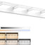 Lámpara LED baño 30" 5CCT regulable acrílico mate