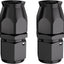 Adaptador manguera PTFE aluminio negro 10AN 2 Pzas