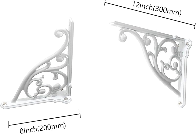 Soporte pared 12" pack 2 servicio pesado vintage