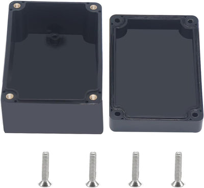 Caja conexiones impermeable IP67 ABS negro 3.9x2.7x2pulg