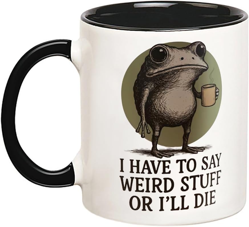 Taza Frog 11oz Novedad para Amantes de Animales