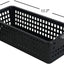 6 Pzas Cubos Plástico Organiz. Negro