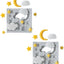 Moldes de silicona de luna y estrellas para chocolate, fondant, caramelo y decoración de pasteles